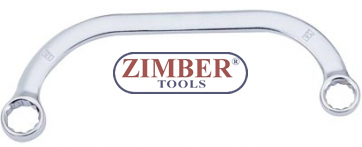 Cheie inelara tip "C" 8x10mm (ZR-17HMRW0810V) - ZIMBER-TOOLS