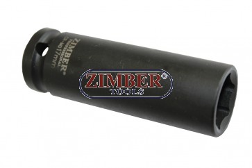 Tubulara de IMPACT  lunga 1/2," ZR-08DIS1217M - 17mm - ZIMBER TOOLS