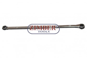 Cheie inelara dubla dreapta lunga (XXL) 8x10-mm ZR-S06030810 - ZIMBER TOOLS.