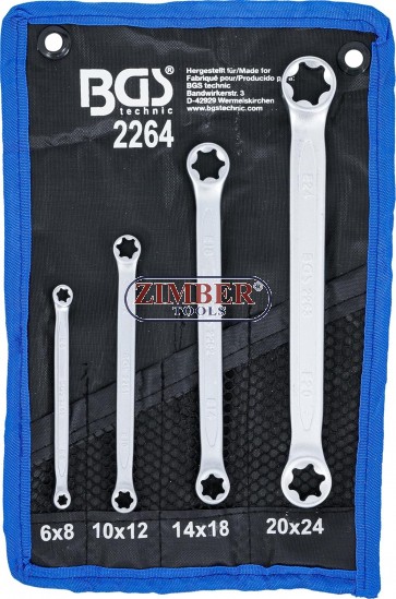 Trusa Chei E 4 buc.E6xE8; E10xE12; E14xE18; E20xE24  (2264) - BGS technic