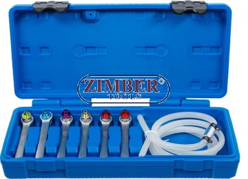 Set chei pentru aerisire frâne si ambreaje hidraulice 7 - 8 - 9 - 10 - 11 - 12 mm, 7 piese - 66516 -BGS-technic.