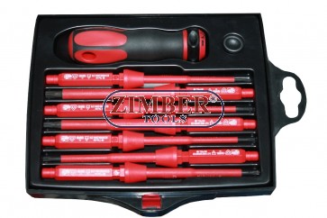 Insulated screwdriver set (ZL-S5607) - ZIMBER TOOLS