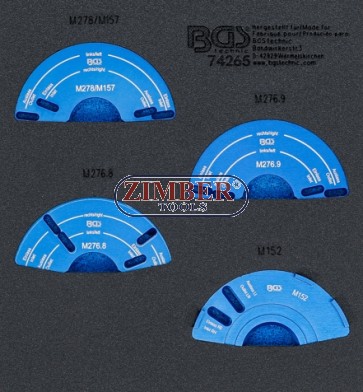 Set dispozitive reglare axe cu came pentru Mercedes-Benz M152, M157, M276, M278,  - 74265 - BGS technic.