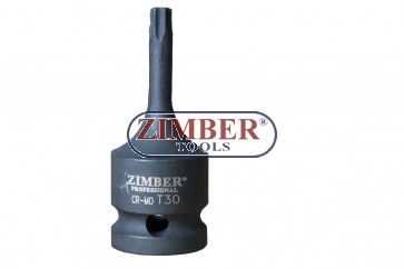 Cheie TORX ”T-Star” 1/2" T25 - 60mm - ZR-08IBS4T25 - ZIMBER TOOLS