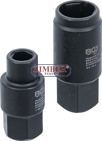 Set tubulare speciale pentru pompa de injectie Bosch Common Rail si TDi, dimensiuni 7 si 12.6mm- 8953 - BGS technic.