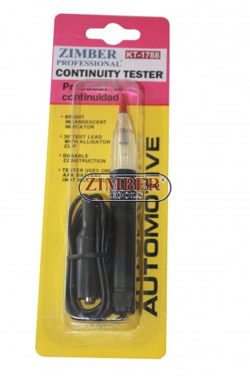 Tester continuitate cabluri - ZL-1788 - ZIMBER-TOOLS.
