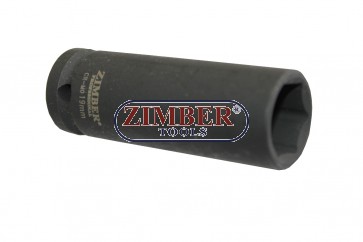 Tubulara de IMPACT lunga 1/2," ZR-08DIS1219M - 19mm - ZIMBER TOOLS