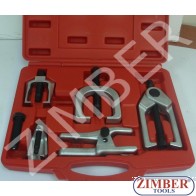 TRUSA DE EXTRACTOARE PIVOTI (ROTULE) 5-buc. - ZIMBER