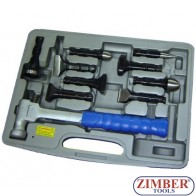 Trusa de tinichigerie pentru caroserii auto, 11 piese - ZIMBER TOOLS