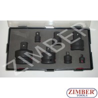Set adaptoare de impact 1/2" - 7 buc. - FORCE