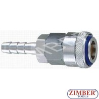 Cuplaj rapid pentru furtun 3/8" ZDC-2 din otel - ZIMBER