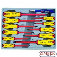 Set  surubelnite izolate electric  1000 V 12 Buc. - FORCE