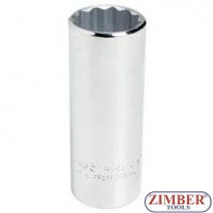 1/4" Dr. 11mm Tubulara lunga - 12pt - ZIMBER-TOOLS