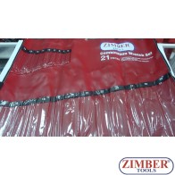 Husa Pentru chei Combinate - 21buc. (chei 6-32mm) ZR-30POUCH20 - ZIMBER-TOOLS
