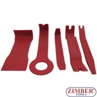 Set de scule din plastic pentru tapiterii 5 buc. (ZT-04073) - SMANN TOOLS.