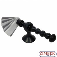 Leră de măsurare 1mm to 10mm 2 -piece  - ZR-36PGC - ZIMBER TOOLS.