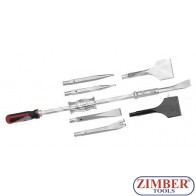 Ciocan culisabil cu 7 adaptoare diverse - ZR-36MFTK7101 - ZIMBER.
