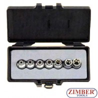 Trusa Chei E-Type 3/8" -7-buc, 3073  - FORCE.