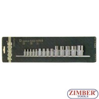 Trusa tubulare E (TORX) 1/4", 3/8", 1/2" - 14 buc. - FORCE
