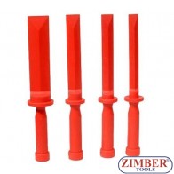 Set de screper universal, inoxidabil, 4 buc.- BGS