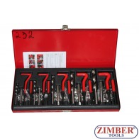 Trusă de reparat filet  M5,M6,M8,M10,M12 - 131 bucati, ZK-232