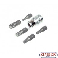 Trusa Chei TORX SPLINE  XZN 1/2 M5 - M12  6.buc -5006- BGS