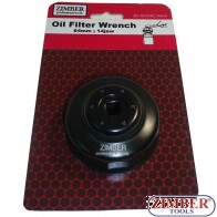 Cheie pentru filtru de ulei 64 mm x 14 laturi,Subaru,Mazda,Lexus,Toyota- ZIMBER TOOLS