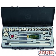 Trusa Tubulare inch 1/2" - 24 piese (4243S) - FORCE