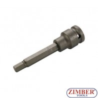 Capete chei profil hexagonal  impact  8x100mm  1/2"- BGS