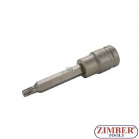 Capete profil torx lung, impacт T-STAR, 100 mm  1/2" T40 - BGS