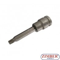 Capete profil torx lung, impacт T-STAR, 100 mm  1/2" T45 - BGS