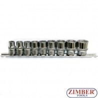 TRUSA TUBULARE 3/8" 6Pereti  9-buc, 3093 - FORCE