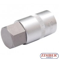 Bit Imbus 22 mm, lungime 55mm, antrenare cu tubulara 1/2"- 5184-H22-BGS technic.