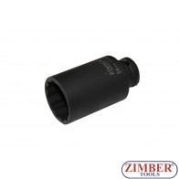 Cheie tubulara impact pentru piulita butuc 34mm 12-Laturi 1/2" - ZIMBER - TOOLS