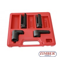 Trusa de tubulare pentru injectoare 4-buc, ZR-36SS04 - ZIMBER-TOOLS.