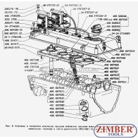 КАБЕЛИ  СВЕЩИ К-Т ЗА ГАЗЕЛА 406
