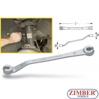Cheie pentru demontat piulita conducta frana 10-11mm,ZR-36BLFNW - ZIMBER-TOOLS