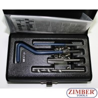 Trusă de reparat filet -  M6x1.0, 25-buc. ZR-36TCIPK06 - ZIMBER TOOLS