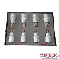 Trusa Tubulare cu bit spline М5-М16 - 8 buc - FORCE