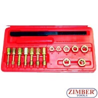 Trusa cu tarozi si filiere pentru refacut filete, ZR-36UURS - ZIMBER TOOLS