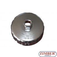 Cheie filtru de ulei 86,5-mm/18 pereti, 3/8" pentru motoare, BMW, VOLVO -  ZK-1014