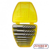 Set extractoare suruburi rupte 8 buc - 63006B - FORCE