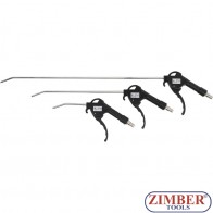 Set pistoale de suflat cu aer comprimat, lungime 110 / 300 / 500 mm, 3 piese,  3294 - BGS technic.
