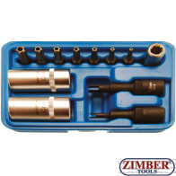 Trusa speciala pentru ventile de aer conditionat, 12 piese (2275) - BGS technic