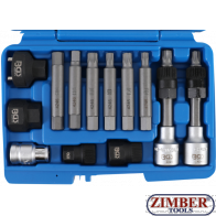 Set chei fulii alternator 1/2, 13piese. (4246) - BGS technic