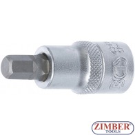 Bit Imbus 9 mm, lungime 53mm, antrenare cu tubulara 1/2"- 4340 - BGS technic.