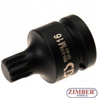 Bit spline de impact,3/4", M16 - 5054-M16-BGS.