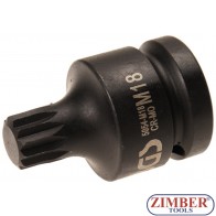 Bit spline de impact, M18, 3/4'' - 5054-M18 - BGS.