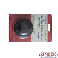 Cheie pentru filtru de ulei 76 mm x 14 laturi. ZR-36CTOFW7614 - ZIMBER TOOLS