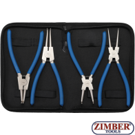 Set clesti de sigurante Seeger 250 mm, 4 piese, 652 - BGS technic.